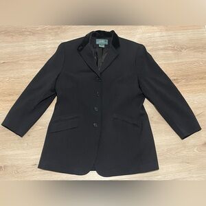 Lauren Ralph Lauren Women’s Black Blazer 99% Wool Size 12